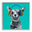 «Jammin 'Pup» sur toile giclée bleue, design par Lorenzo Collective-163533713-163533714