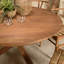 Bloomburg Teak Round Solid Wood Dining Table