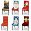 Housse de chaise de Noël 4 pièces-1086637190