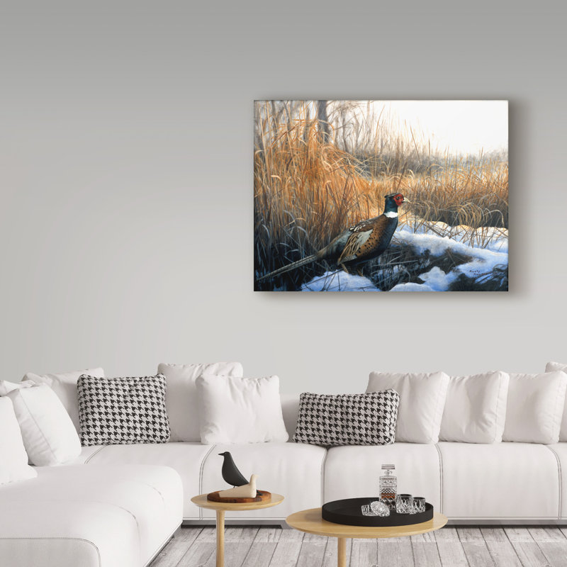 «Pheasant» par Armstrong, impression sur toile tendue, H 14 po x l 19 po x P 2 po