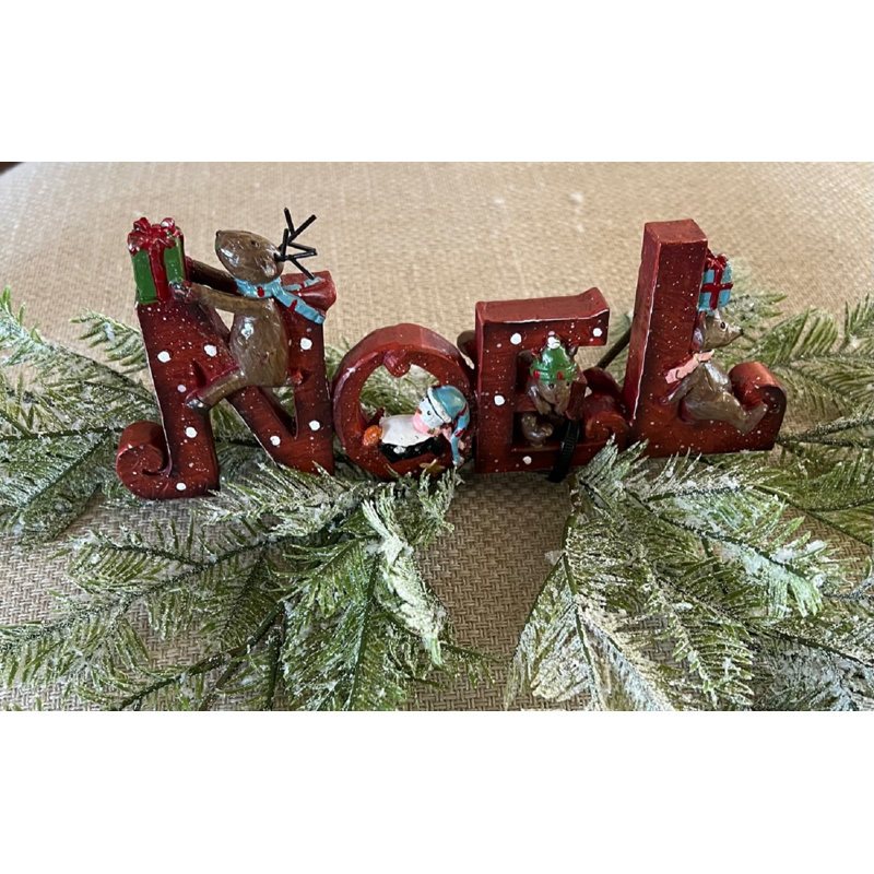 Plaque de Noël en résine