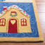 Tapis floral en laine crocheté à la main Paget-580519379
