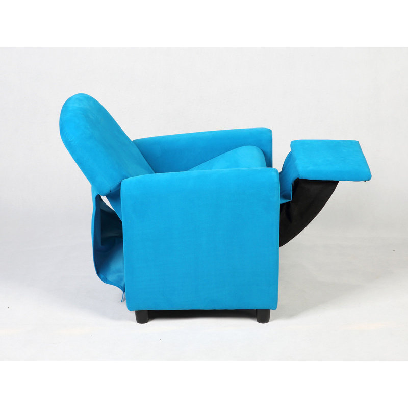 Fauteuil inclinable pour enfant avec accoudoirs, Bleu