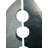 92" Large White Marble Flame Sculpture with Base - Handcrafted Modern Art Statement Piece for Home Décor