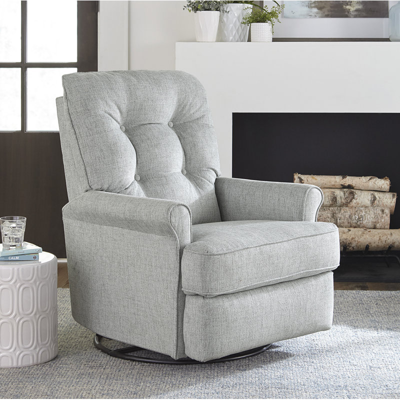 Upholstered Swivel Recliner