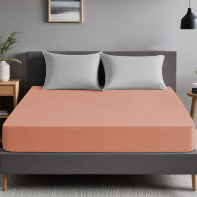 Premium Microfiber Fitted Sheet - 40 cm Deep Pocket, Ultra-Soft, Wrinkle-Resistant & Easy Care  