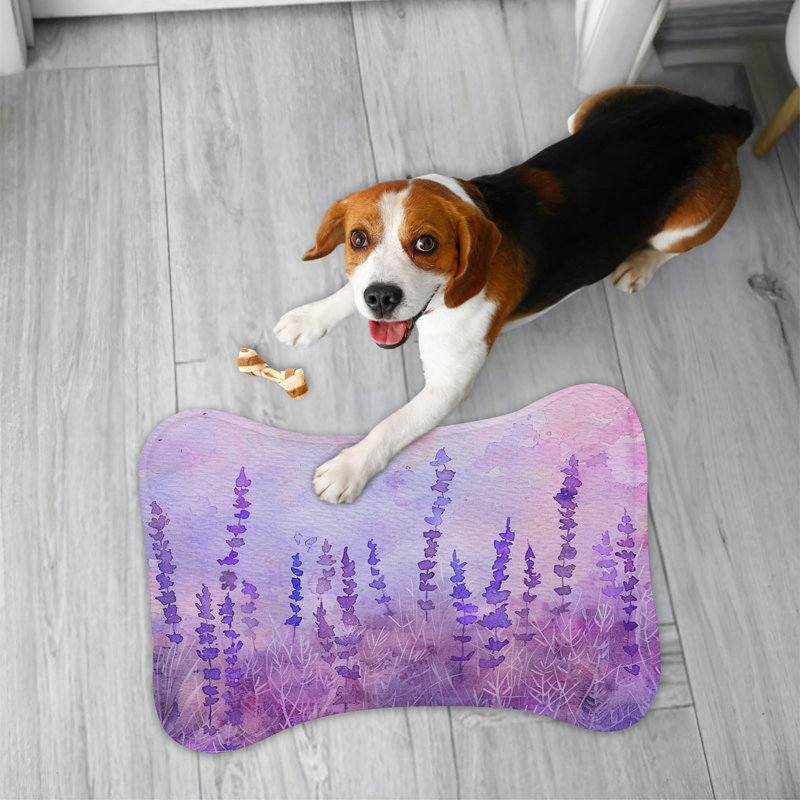 Lavande Dreamscapes - Tapis d'alimentation en os 1 pièce
