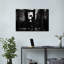 Christmas City Night Abstract Contemporary Christmas Tree City Wall Art Print 1 Piece Wrapped Canvas Wall Art-294030367