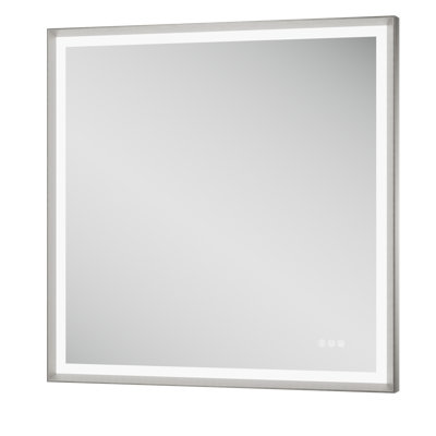 Miroir de meuble-lavabo à DEL avec éclairage à 3 lumières à intensité variable