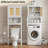 63'' H Freestanding Over The Toilet Storage-676100313