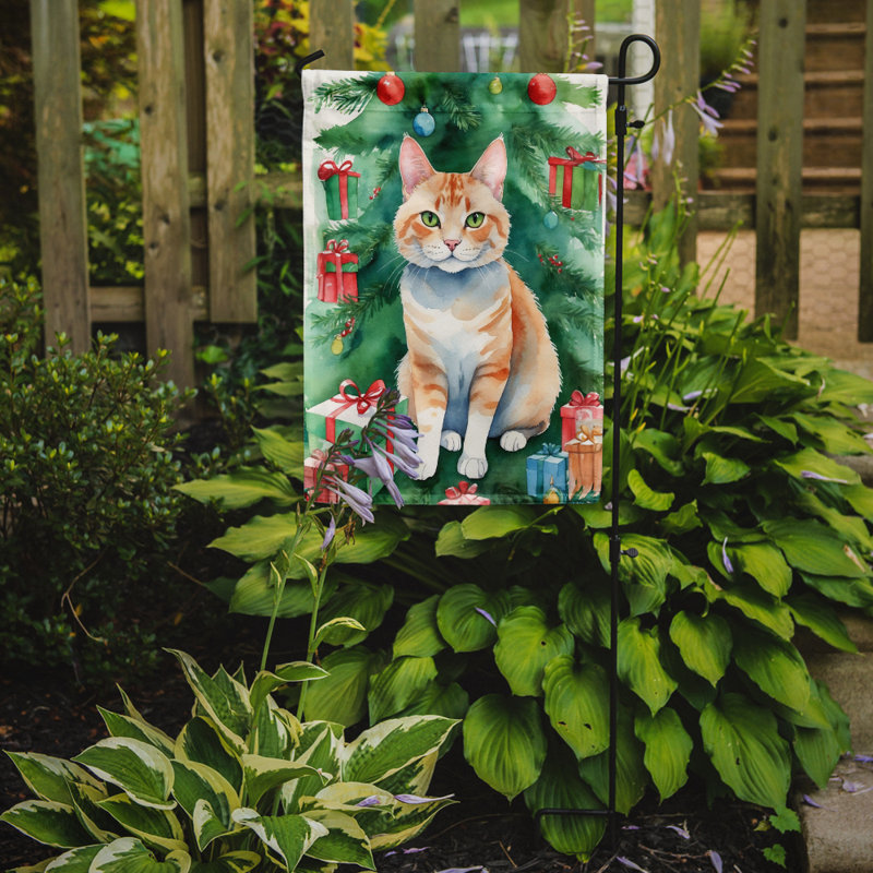 Drapeau de jardin Pixie Bob, Orange Ural Rex orange