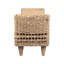 Banc rembourré en osier Calne