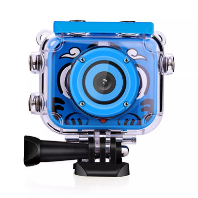 Kids Camera Mini Waterproof 1080p Children Sports Digital Camera Lcd Video Photo Blue