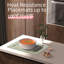 Ensemble de 6 napperons en similicuir