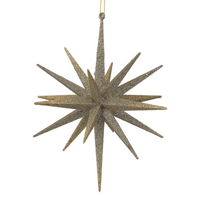 9" Plastic Starburst Ornament