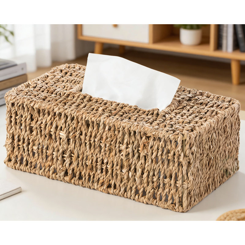 Couvercle de boîte à mouchoirs Natural Seagrass