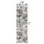 Tapis floral intérieur / extérieur gris-69986548