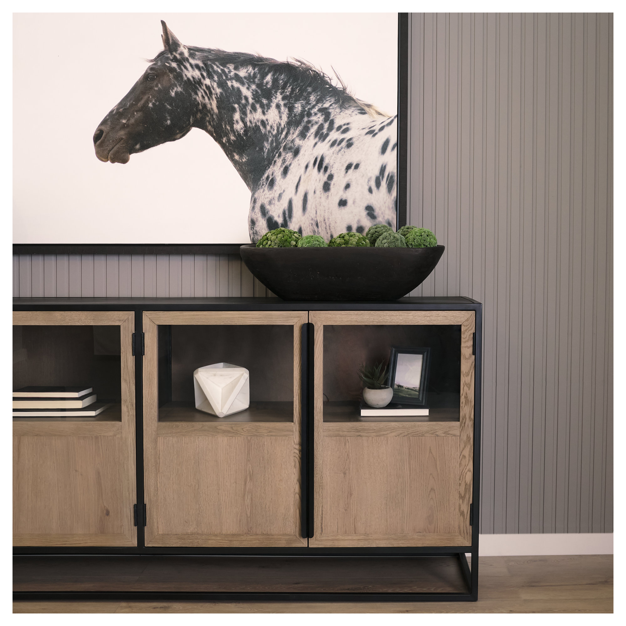 Clementine 80" Sideboard, Brown
