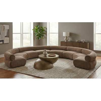 Canapé modulaire rembourré 8 pièces en tissu chenille de 20 po Bale