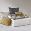 Édredon pour grand lit 8 pièces avec sophistication Mid-Century, coussins décoratifs et housse amovible standard-122451536