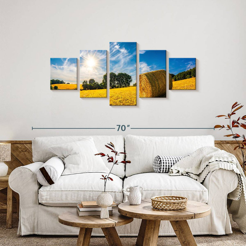 Hay Bales, 24" H x 55" W