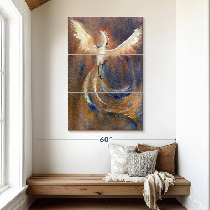 Kelan Rising Phoenix, 50" H x 32" W