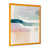 Impression dorée sur toile encadrée