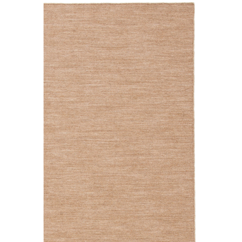 Brandal Hand Loomed Wool/Cotton Rug in Beige, Rectangle 8' x 10'