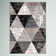 Raymo Geometric Cream/Brown/Black Indoor Area Rug