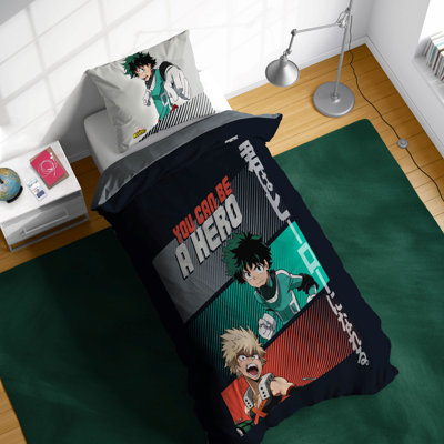 My Hero Academia 100% Cotton Single Duvet Cover Set