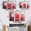Infinite rose rose - ensemble de décorations murales spirales abstraites-107738652-107738654