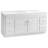 Concord 61 Inch Bathroom Vanity with Cultured Marble Top, Assembled, White