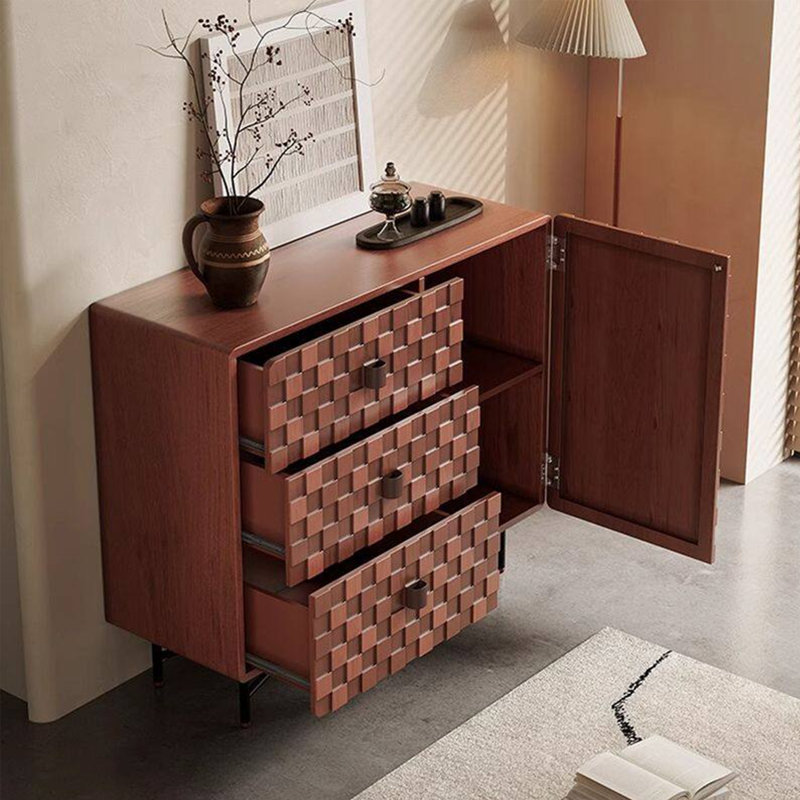 Middle-aged checkered sideboard