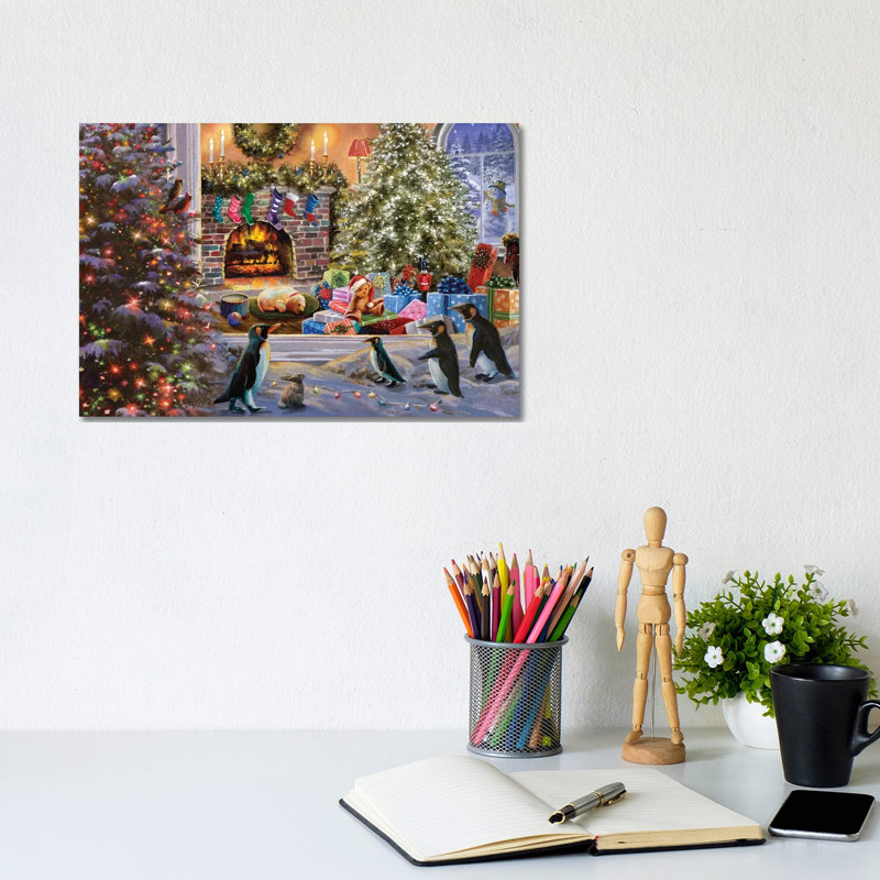A Magical View To Christmas by Nicky Boehme - Wrapped Canvas Print, 20.32 cm H x 30.48 cm W