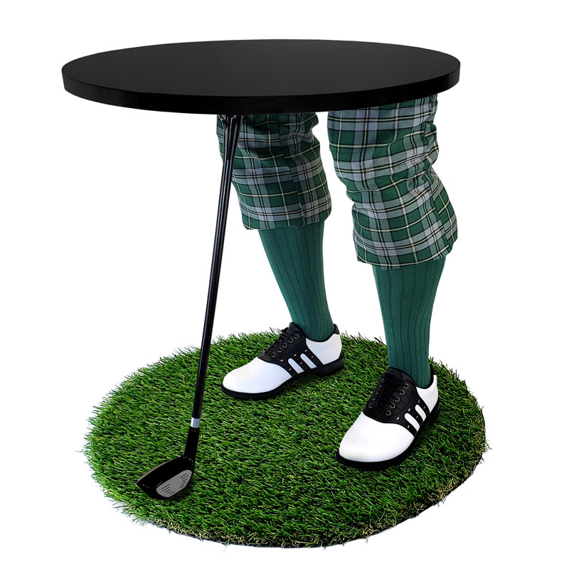 Table de bout abstraite, Noir