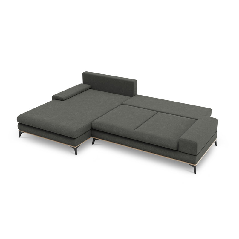 Cuiksa 5 Seater Sofa Bed, Left Hand Facing, Dark Grey