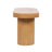 Dortch 55.5" Single Drawer Fluted Oval Console Desk