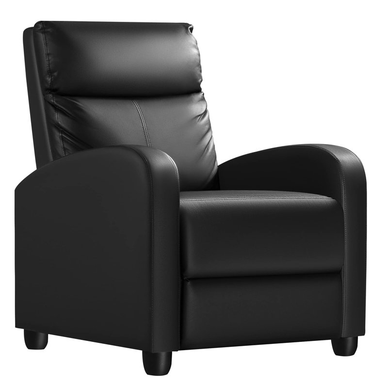 Fauteuil inclinable avec support lombaire, Noir