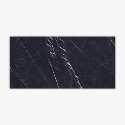 Nero Marquina Polished 12x24 Porcelain Tile