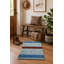 Tapis tribal rayé bleu / gris pour vestibule 2 pi 3 pi Tribal