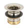 Junior Bar and Laundry Sink Drain Assembly with Removable Strainer Basket