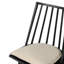 Lewis Windsor Chair With Cushion-Black Oak