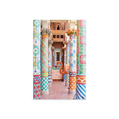 " Flamingo Pillars " by Erin Summer