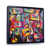 Black Floater Framed