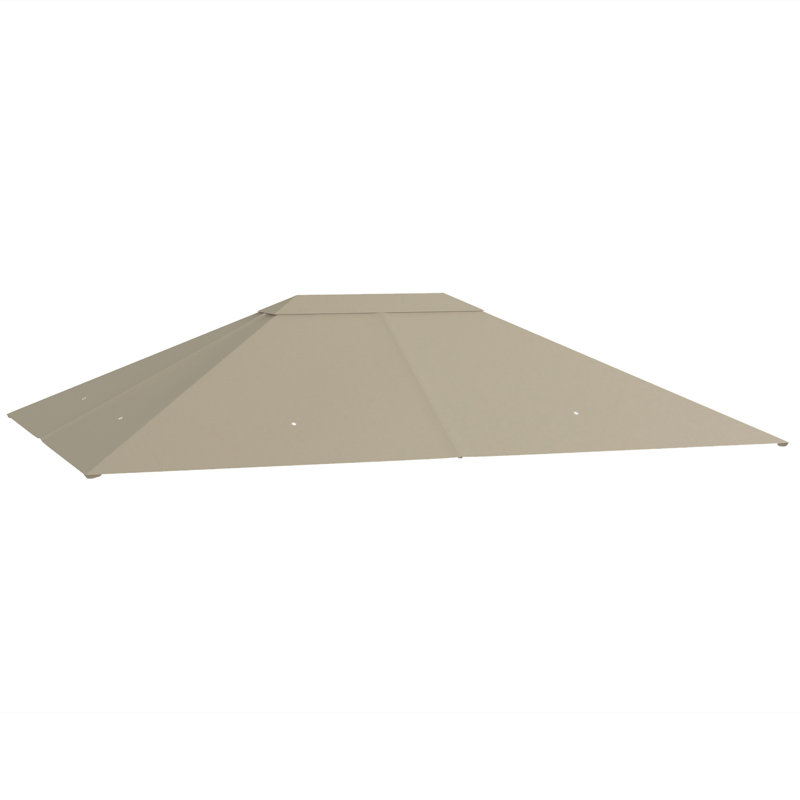 Barnie Dakota Fields Polyester Replacement Canopy for Gazebo, Brown