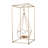 10.2X10.2X21.5" Metal Candle Holder