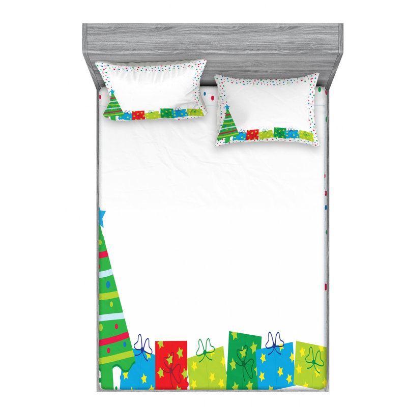 Microfiber Sheet Set, Queen Sheet Set + Fitted Sheet + 2 Pillowcases