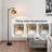 Natural bamboo woven floor lamp