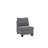 Modular 3Pc Gray: Linen-Like Fabric & Trustworthy Wood Fashion Seating Gray - 3Pc: Form