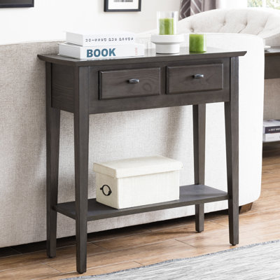 Solid + Manufactured Wood Hall Console Table
